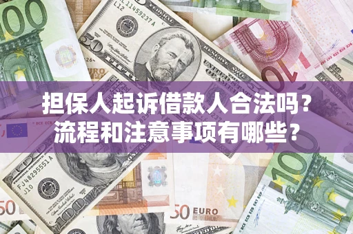 北京担保人起诉借款人合法吗？流程和注意事项有哪些？