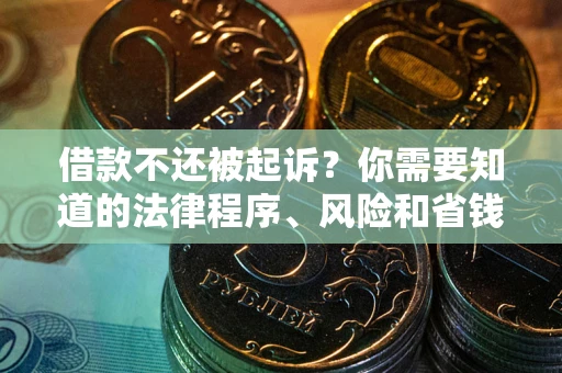 北京借款不还被起诉？你需要知道的法律程序、风险和省钱技巧