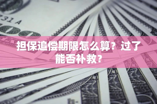 北京担保追偿期限怎么算？过了能否补救？